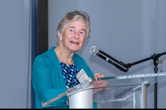 Sr Joan accepts the (unexpected) dedication of the 2018 Team Ireland 2 well, on July 23, 2018
